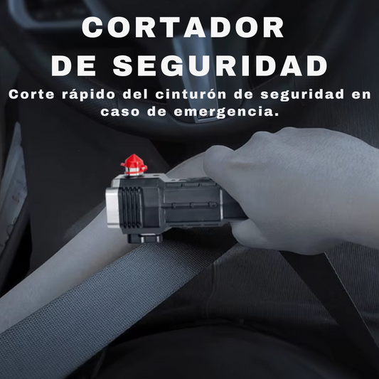 COMPRE 1  Y LLÉVATE 2 Linterna 4 en 1  Martillo de seguridad superbrillante + 3 REGALOS